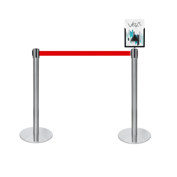 Porta Avvisi A4 verticale per colonnine segnapercorso - immagine 4