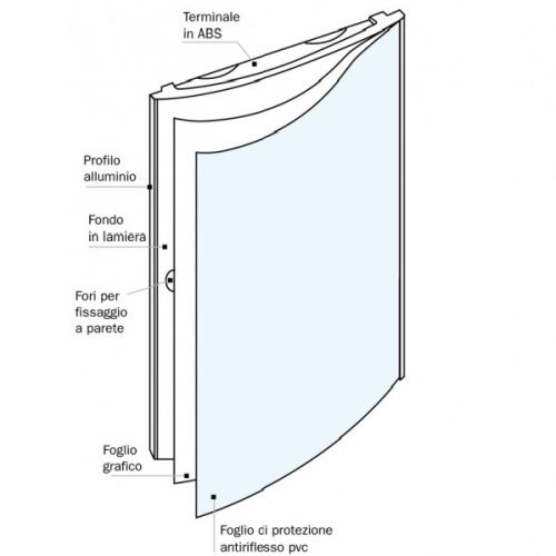 CFDORPPW Targa in metallo 20,3 x 30,5 cm – The Long