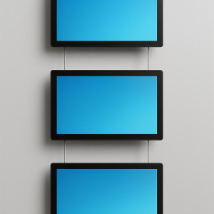 Monitor LCD ad alta luminosità da vetrina ”21,5 pollici” 2000 nits