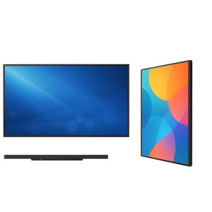 Monitor LCD ''SLIM'' ad alta luminosità da vetrina ”55 pollici” 2500 nits